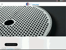 Tablet Screenshot of cgt-carbon.com